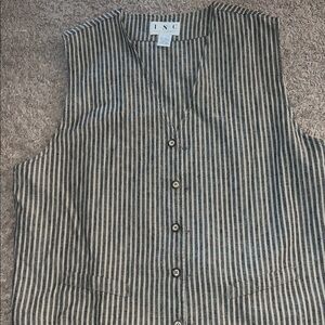 INC Vtg Striped Vest